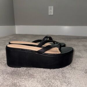 Urban Outfitters Black Platform Sandals